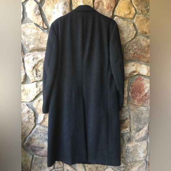 PIERRE CARDIN 100% Wool Double-Breasted Long Winter Mens Coat - Picture 9 of 16